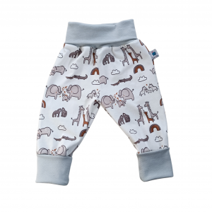 Pantalon Animaux Savane Blanc