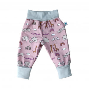 Pantalon Animaux Savane Rose