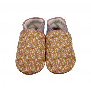 Chaussons Gouttes Ocre