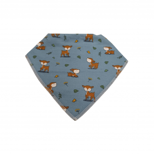 Bavoir Bandana Biches Bleu