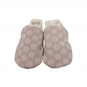Chaussons Géo Fleurs Parme