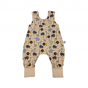 Salopette Animaux Savane Beige