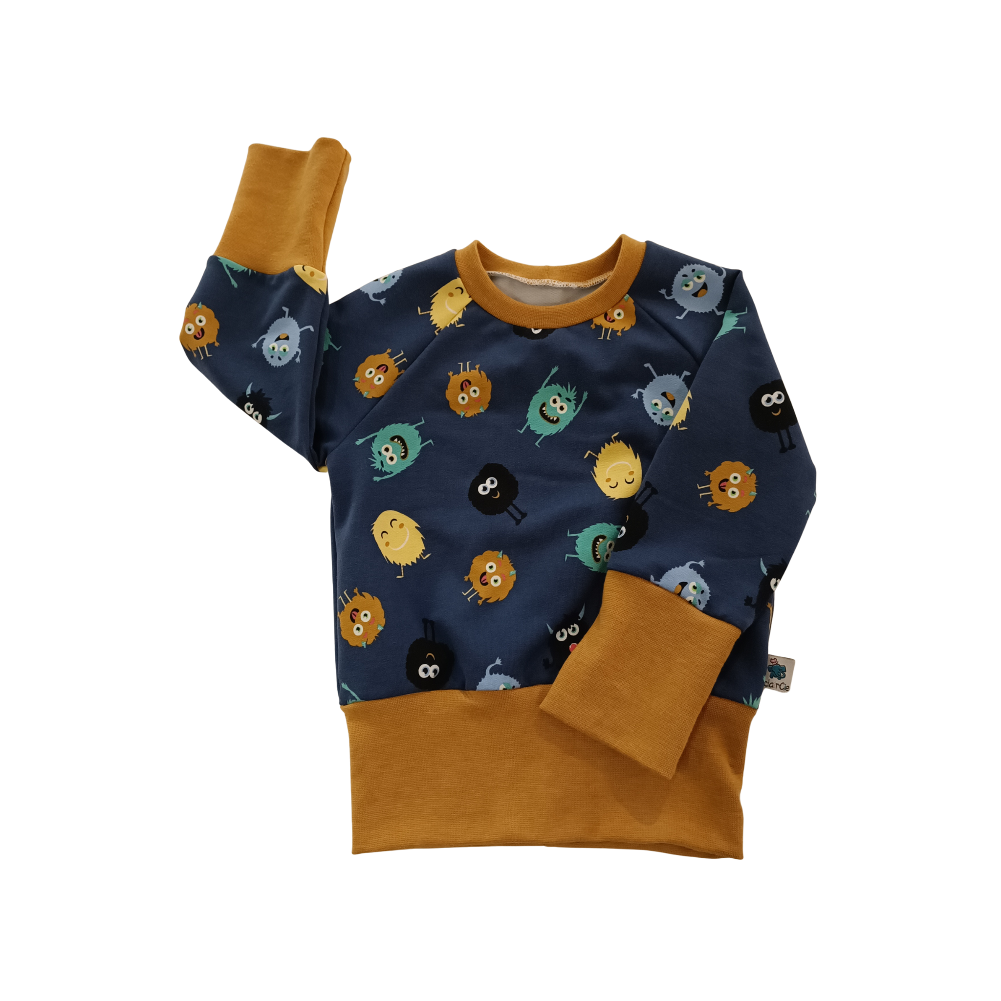 Sweat Monstres Bleu Jean
