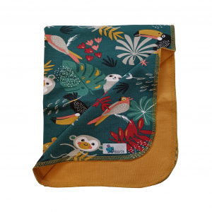 Serviette de Repas Animaux Jungle Vert