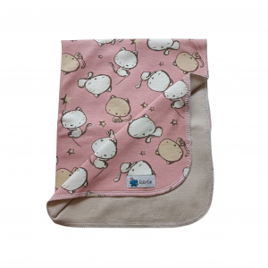 Serviette de Repas Chatons Beige Rose