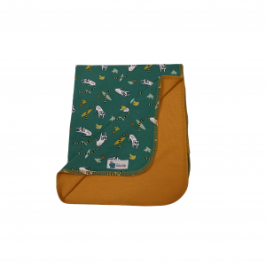 Serviette de Repas Lémuriens Vert