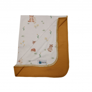 Serviette de Repas Ours Forêt Beige
