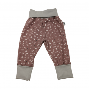 Pantalon Feuillage Vieux Rose