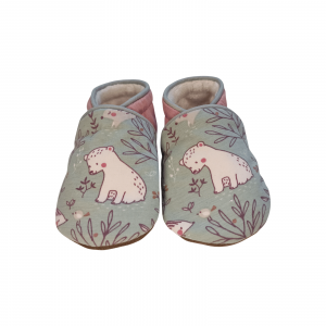 Chaussons Ours Renard Vert d'Eau