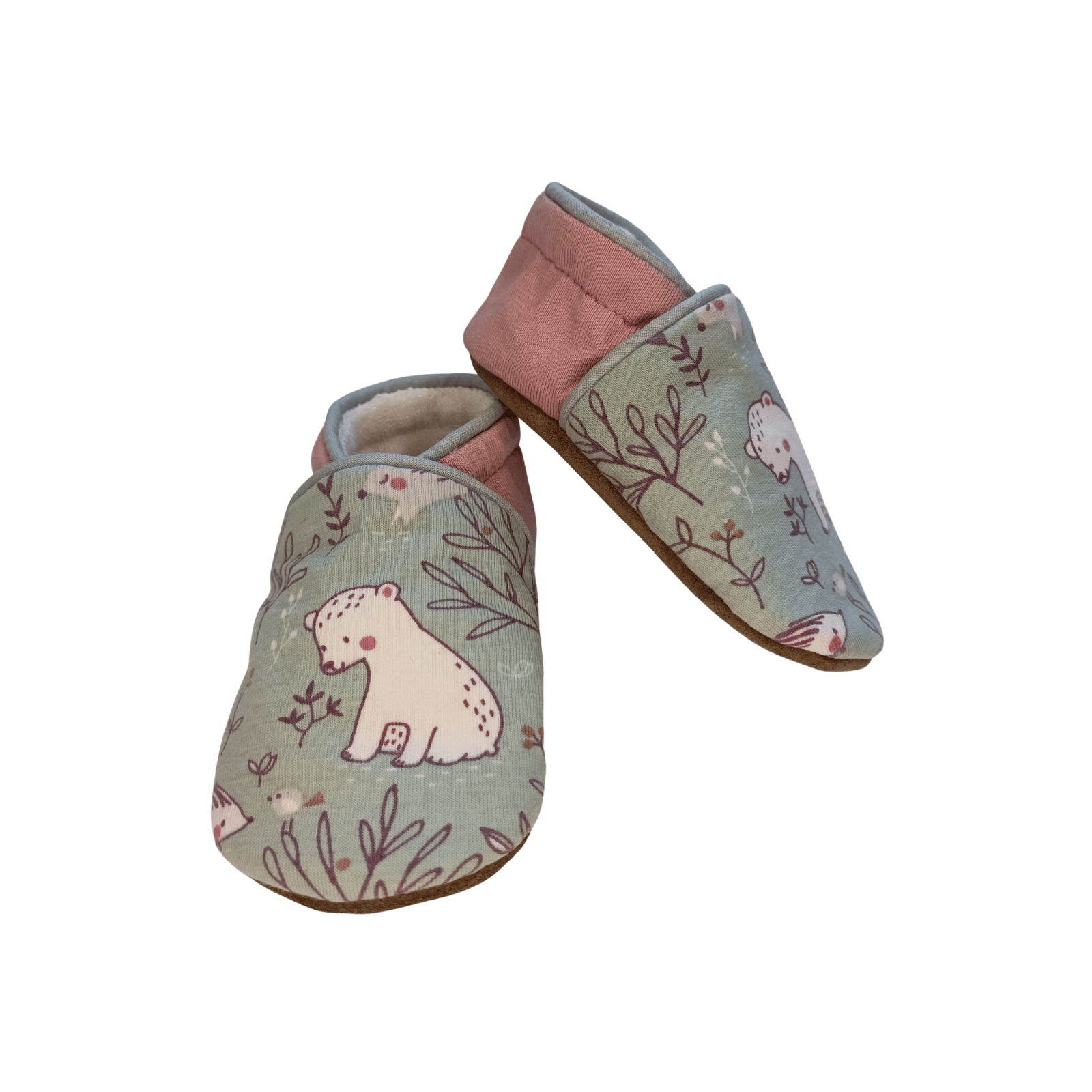 Chaussons Ours Renard Vert d'Eau – Image 2