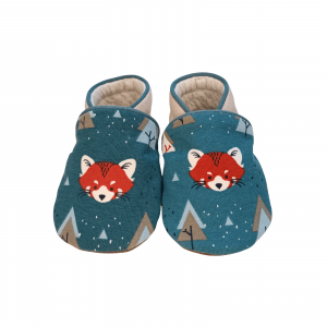 Chaussons Renard Pétrole
