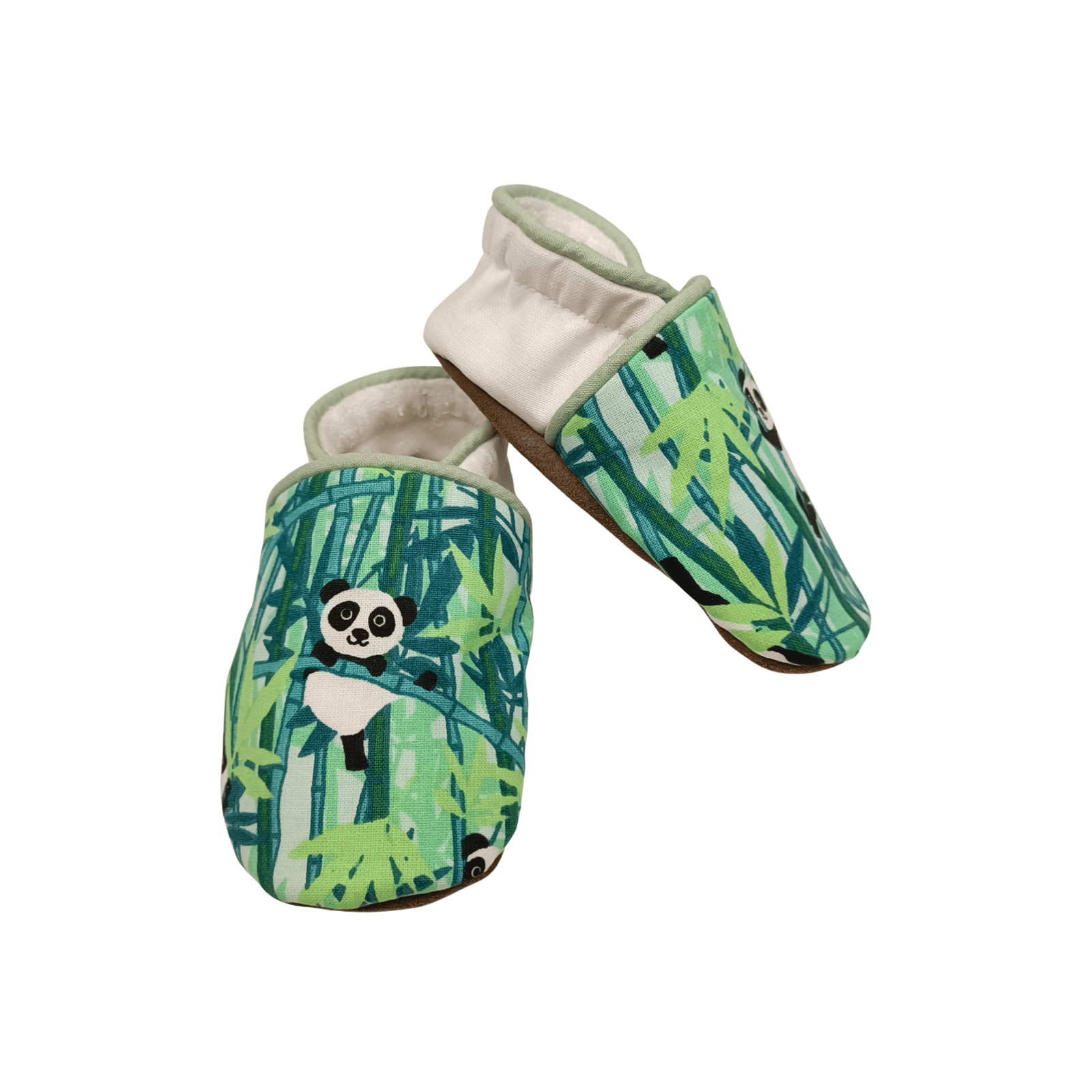 Chaussons Panda Vert – Image 2