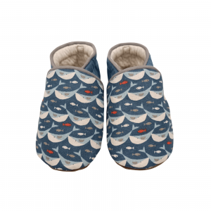 Chaussons Poissons Bleu