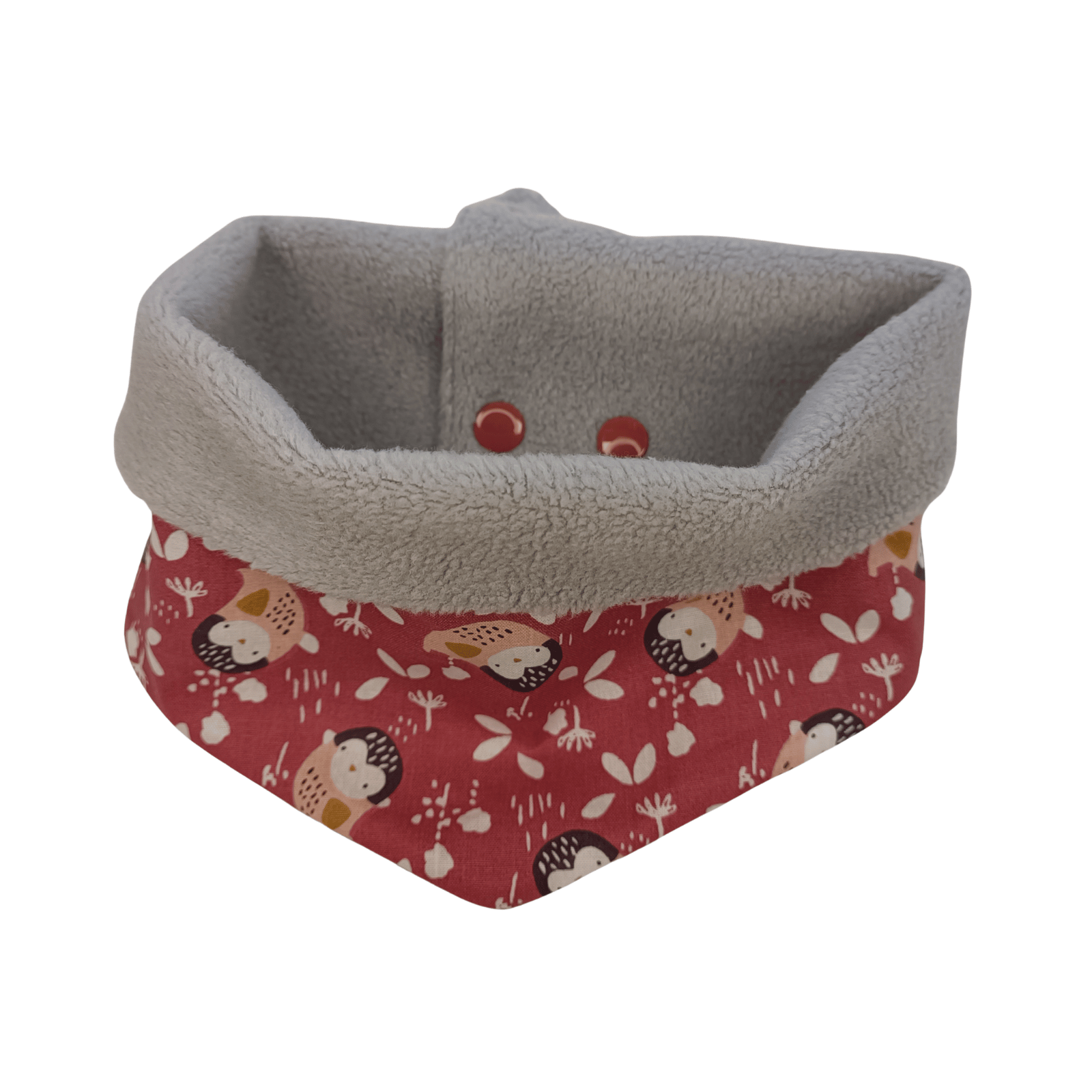 Tour De Cou / Snood Chouettes Prune
